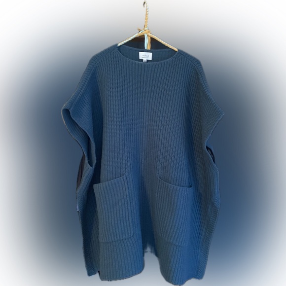 Wilfred Sweaters - Wilfred Chunky Wool Knit Pocket Poncho